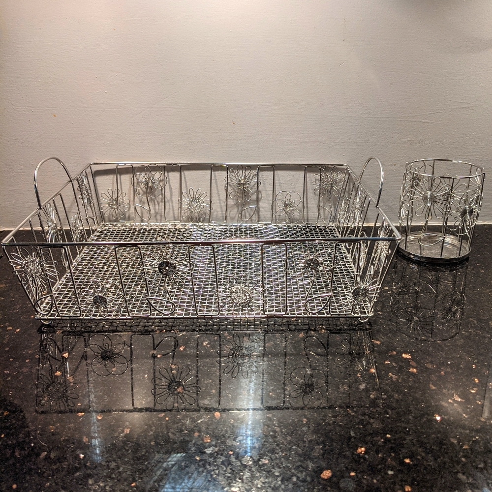 Cute floral office set